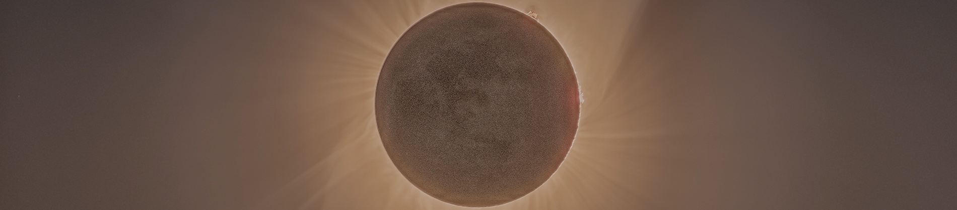 The moon in front of the sun The moon in front of the sun