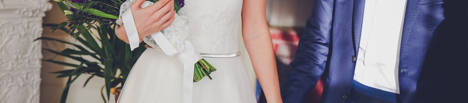 Marriage couple on their wedding day
