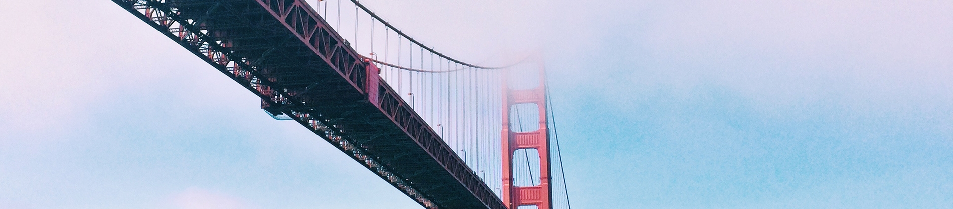 Looking up at Golden Gate Bridge Looking up at Golden Gate Bridge
