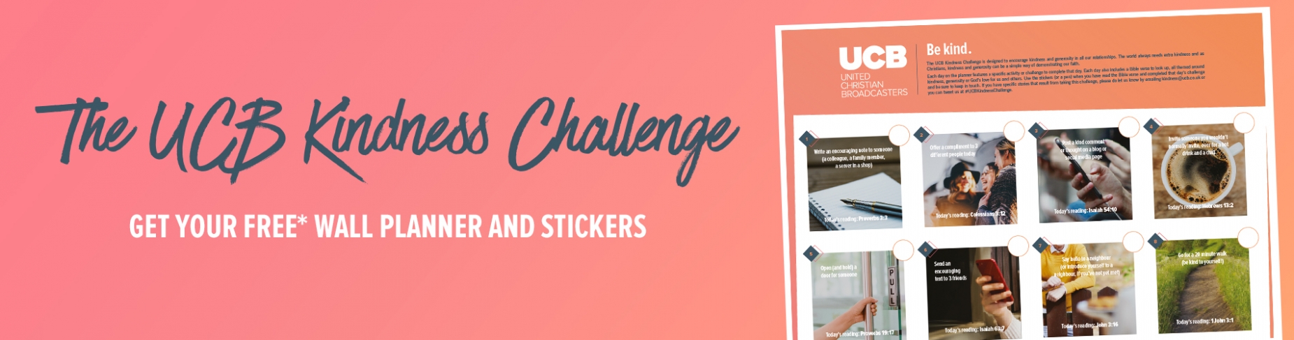The UCB Kindness Challenge The UCB Kindness Challenge